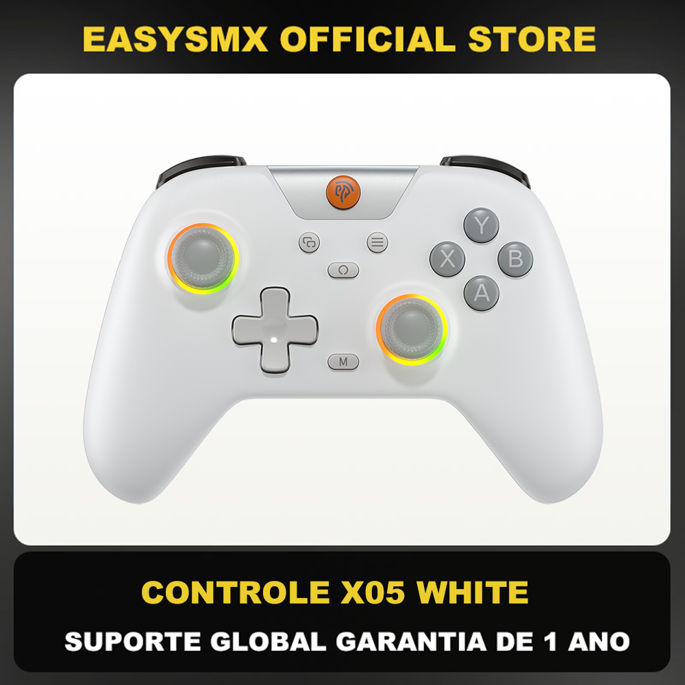 Smart Home Raspberry Pi - EasySMX X05 คอนโทรลเลอร์เกมไร้สายบลูทูธ ใช้งานร่วมกับพีซี/โทรศัพท์/สวิตช์/สตีม เกมเมอร์, ไฟ