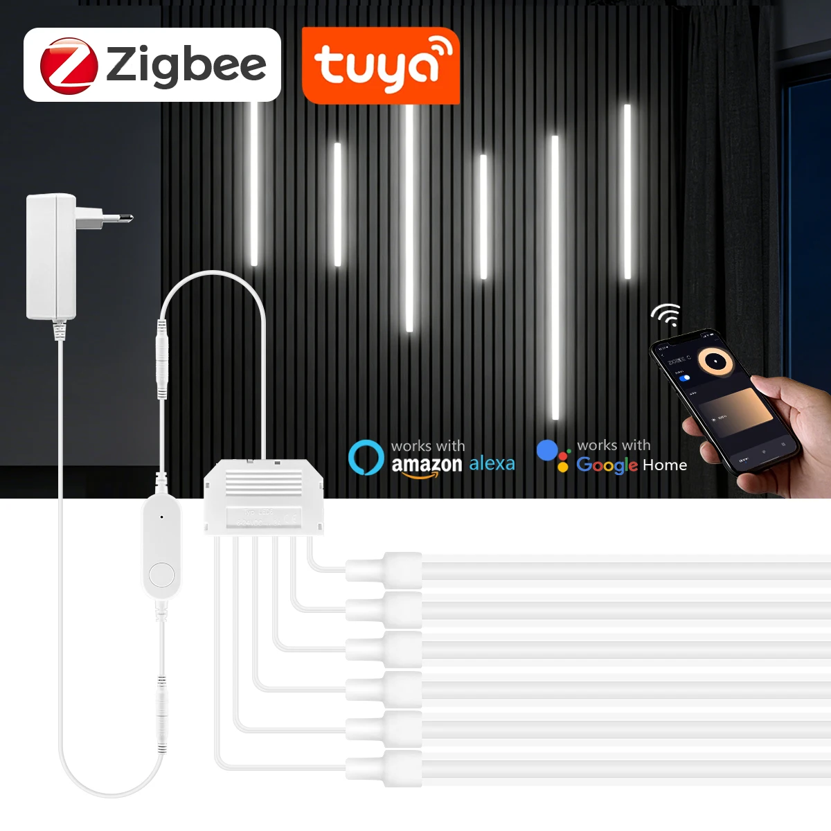 Smart Home Youtube - ซิกบี สมาร์ท นีออน ซีโอบีไฟ LED แถบแสง