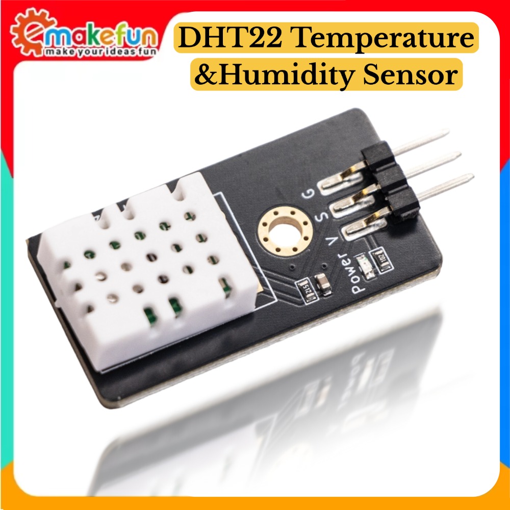 Smart Home Raspberry Pi - โมดูลเซ็นเซอร์วัดอุณหภูมิและความชื้นดิจิตอล DHT22 AM2302 พร้อมสายเคเบิล 3.3-5V สำหรับ