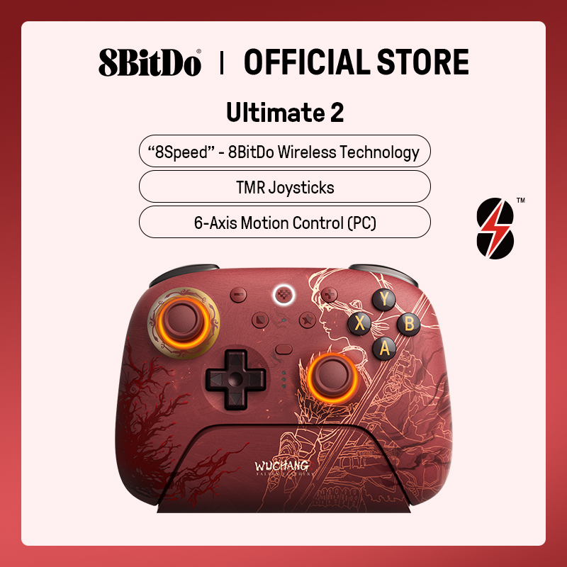 Smart Home Raspberry Pi - 8BitDo Ultimate 2 คอนโทรลเลอร์เกมไร้สายสําหรับพีซีและ Android พร้อมจอยสติ๊ก