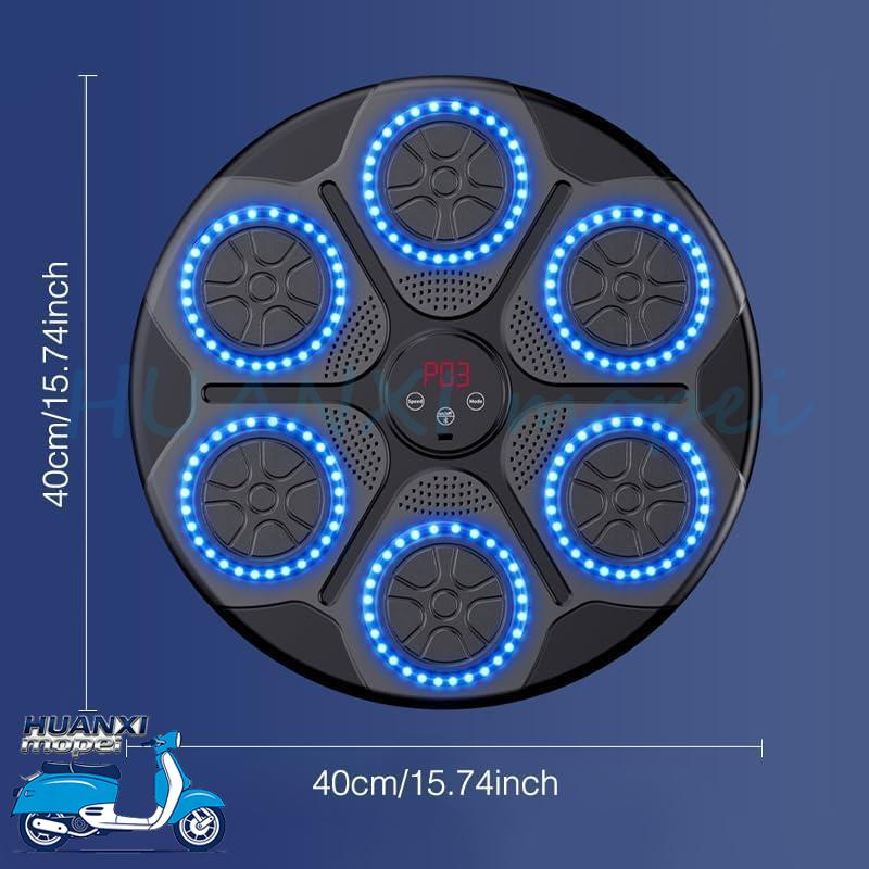Smart Home Gym - เครื่องชกมวยอัจฉริยะรุ่นอัปเกรดสำหรับผู้ใหญ่และเด็ก พร้อมจอ LED และบลูทูธอัจฉริยะ ติดผนังได้ ใช้ได้ที่บ้าน