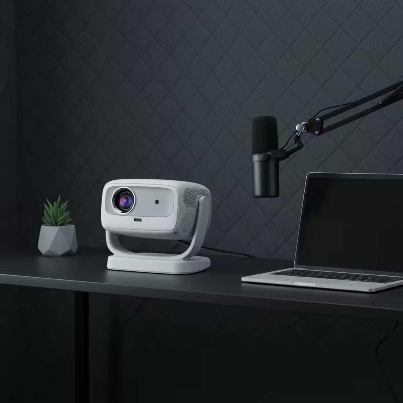 Smart Home For Living - โปรเจคเตอร์สมาร์ทโฮม อุปกรณ์แสดงผลแบบปรับได้ ขาตั้งจอภาพแบบพกพาสำหรับความบันเทิงในห้องนั่งเล่น