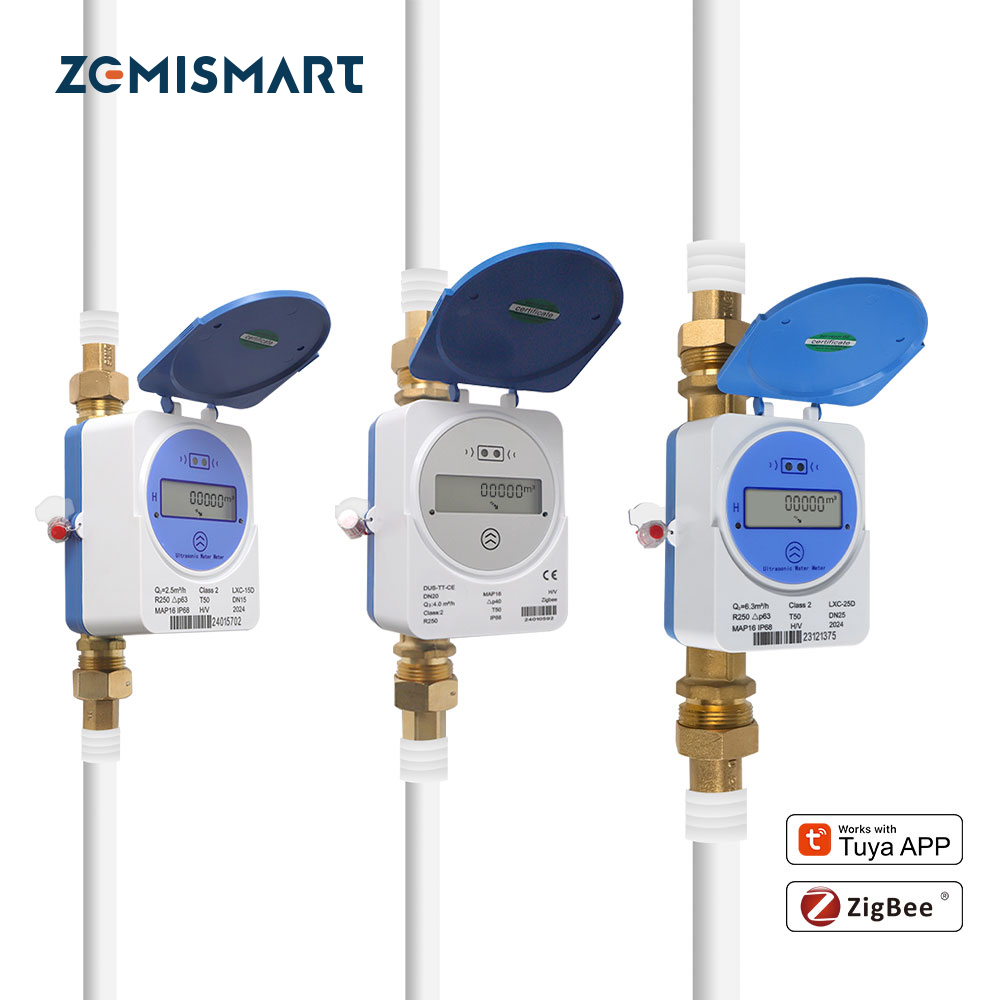 Smart Home For Living - มิเตอร์น้ำอัจฉริยะ Zemismart Zigbee แบบอัลตราโซนิก ใช้งานร่วมกับ Tuya
