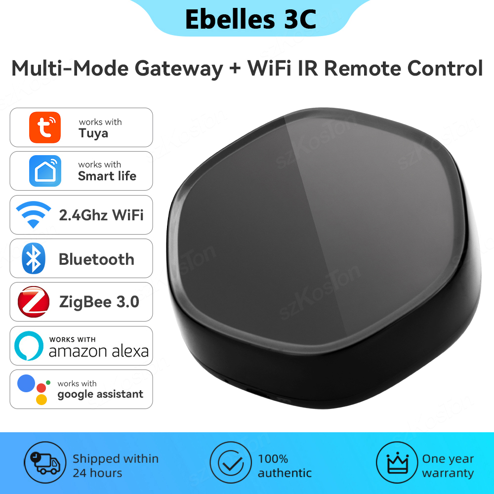 Smart Home Zigbee Gateway - Tuya สมาร์ทโฮม Multimode Gateway ที่มี IR