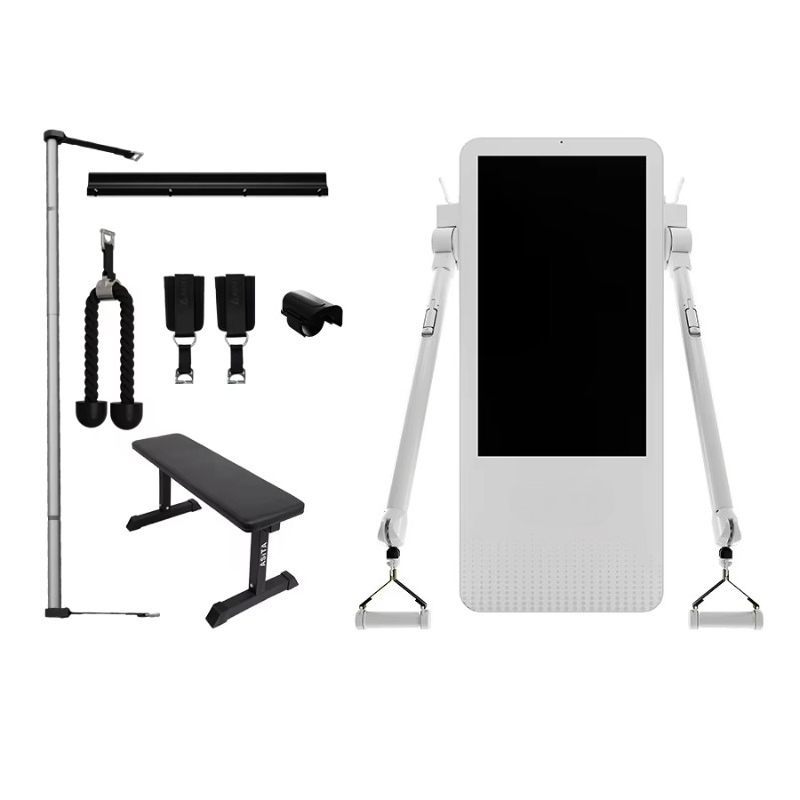 Smart Home Gym - อุปกรณ์ฟิตเนสอเนกประสงค์สำหรับบ้าน: ยิมติดผนังอัจฉริยะ Tonal พร้อมระบบติดตามอัตโนมัติ – การฝึกความแข็งแรงด้วยแรงต้านแบบไดนามิก
