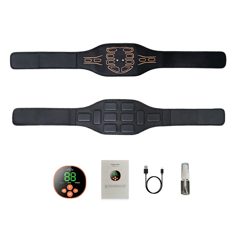 Smart Home Gym - เข็มขัดกระชับหน้าท้องอัจฉริยะ เครื่องบริหารกล้ามเนื้อหน้าท้อง สำหรับการฝึกฝนร่างกาย ออกกำลังกายที่บ้าน ฟิตเนส นวด