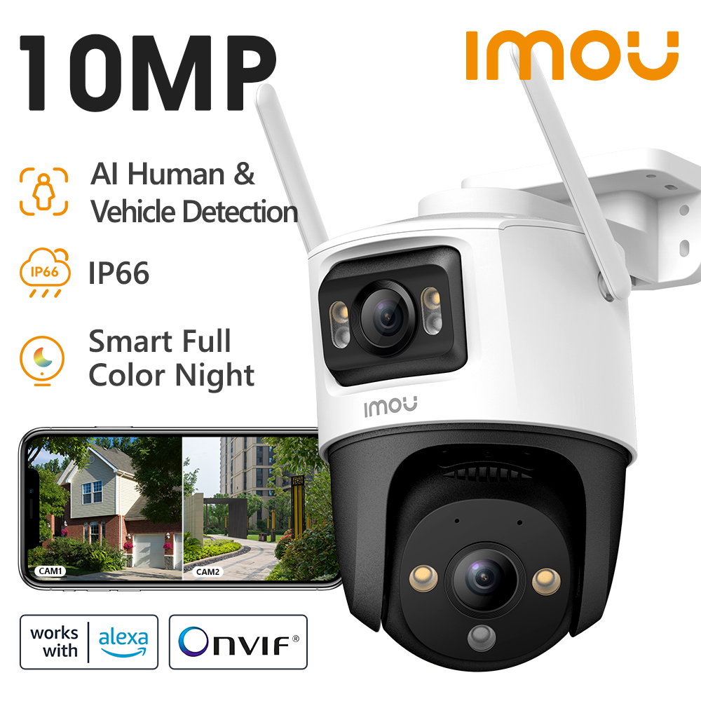 Smart Home Imou - กล้องวงจรปิด IMOU Cruiser Dual 10MP สำหรับภายนอกอาคาร