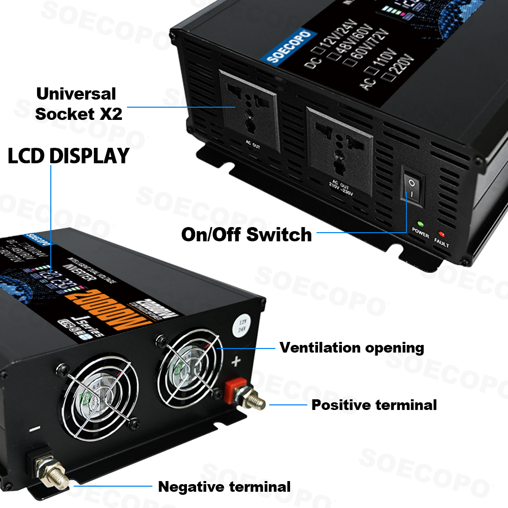 อินเวอร์เตอร์อัจฉริยะ 20000W - - Smart Home Full System บทวิจารณ์และราคา