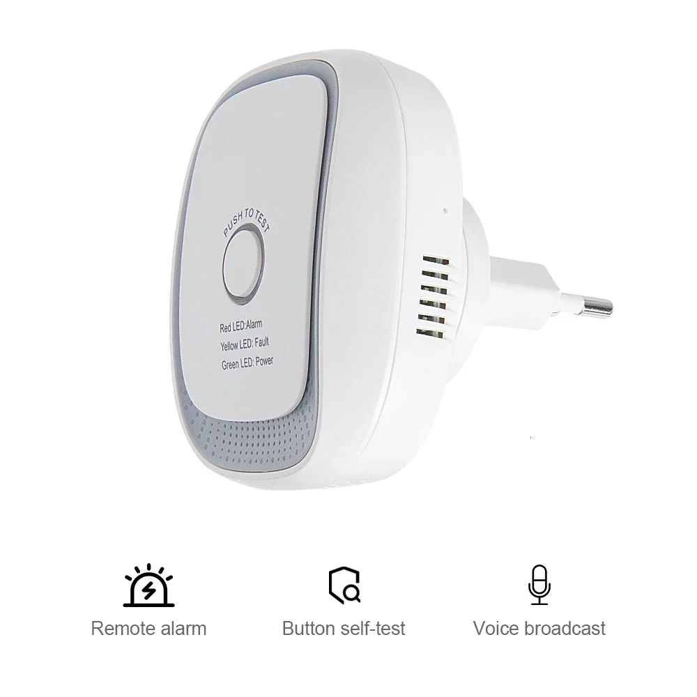 HEIMAN Zigbee Tuya เซ็นเซอร์ก๊ - Smart Home Zigbee บทวิจารณ์และราคา