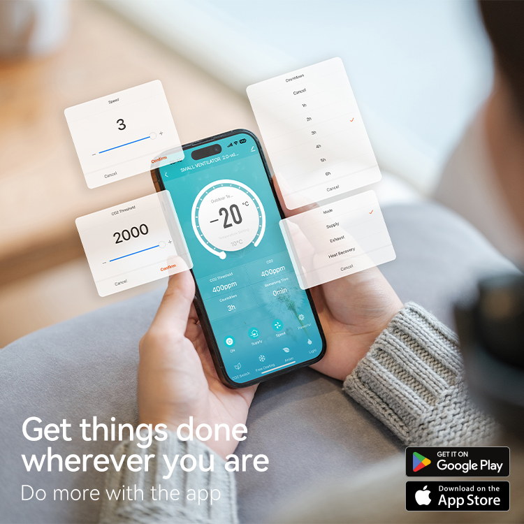 ระบบระบายอากาศแบบไร้ท่อสำหรับบ - Smart Home Ventilation บทวิจารณ์และราคา