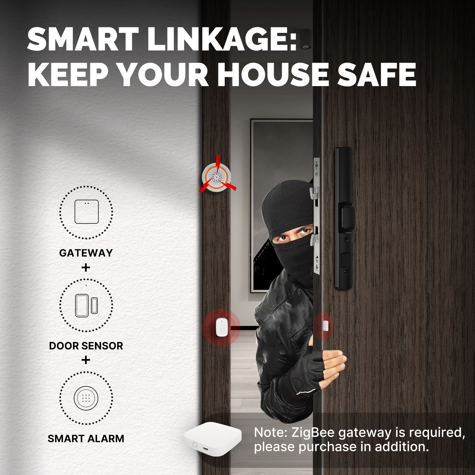 MOES Tuya สมาร์ท ZigBee เซ็นเซ - Smart Home Full System บทวิจารณ์และราคา