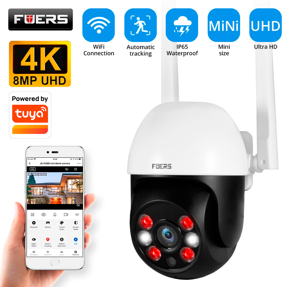 กล้องวงจรปิด Fuers 8MP 4K IP ส - Smart Home Imou บทวิจารณ์และราคา
