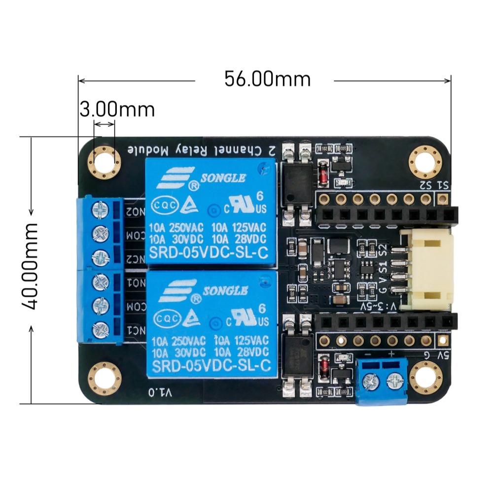 โมดูลรีเลย์ 2 ช่องสัญญาณ อินพุ - Smart Home Micro Bit บทวิจารณ์และราคา