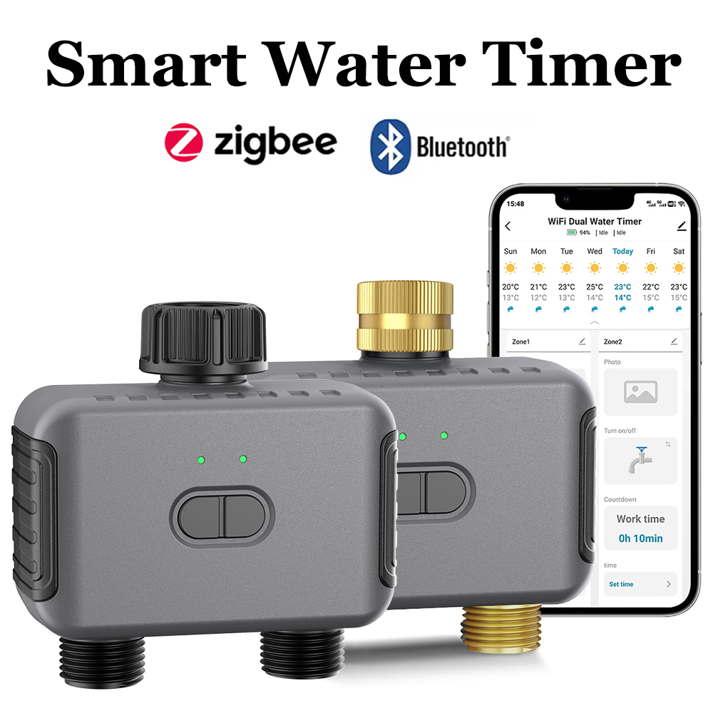 Tuyaสมาร์ทจับเวลาน้ําZigbee/BT - Smart Home Zigbee บทวิจารณ์และราคา