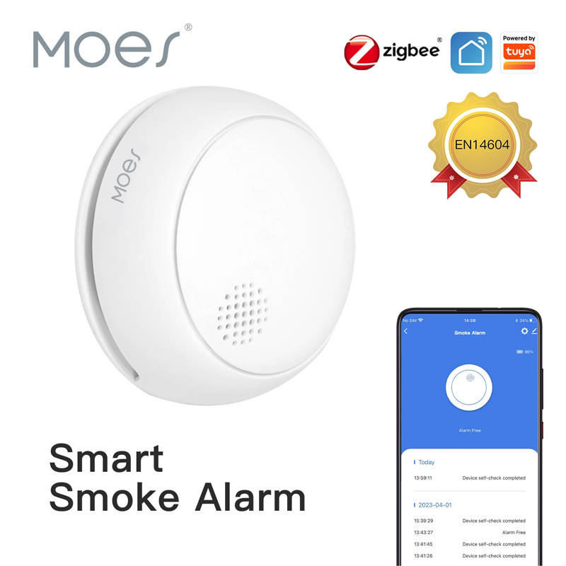 MOES ZigBee เครื่องตรวจจับควัน - Smart Home Kitchen บทวิจารณ์และราคา