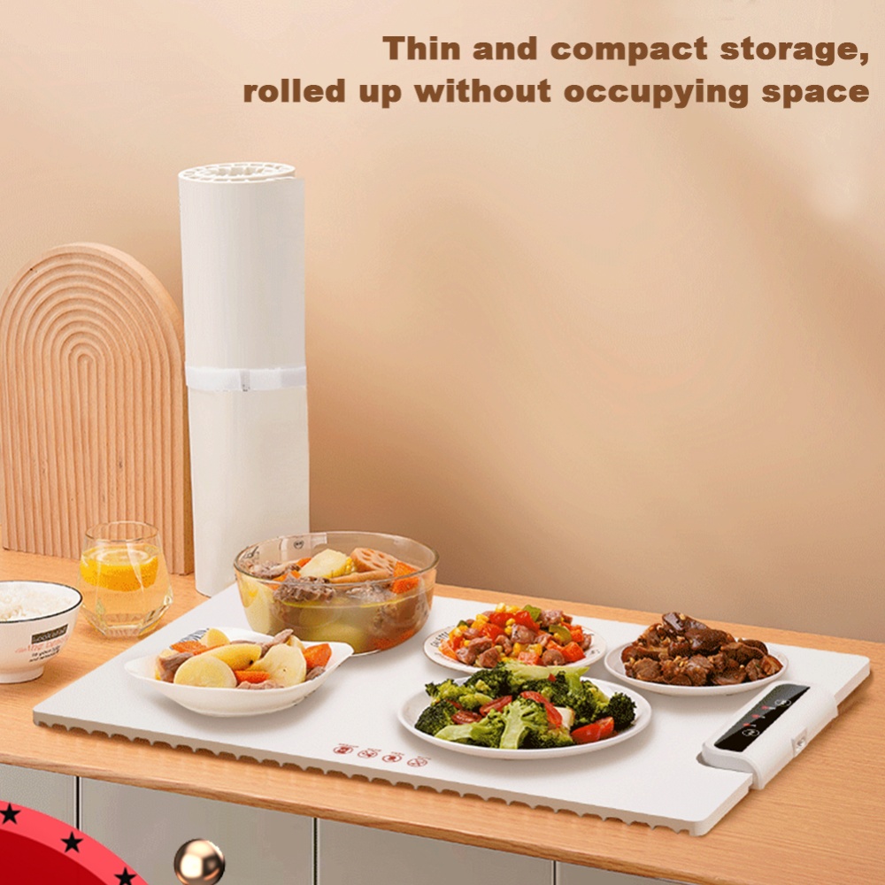 ถาดอุ่นอาหารไฟฟ้าซิลิโคนพับได้ - Smart Home Kitchen บทวิจารณ์และราคา