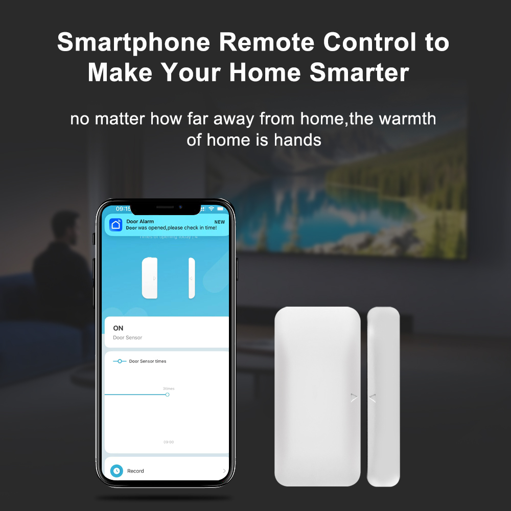 เซ็นเซอร์ประตูหน้าต่างไร้สาย T - Smart Home Full System บทวิจารณ์และราคา