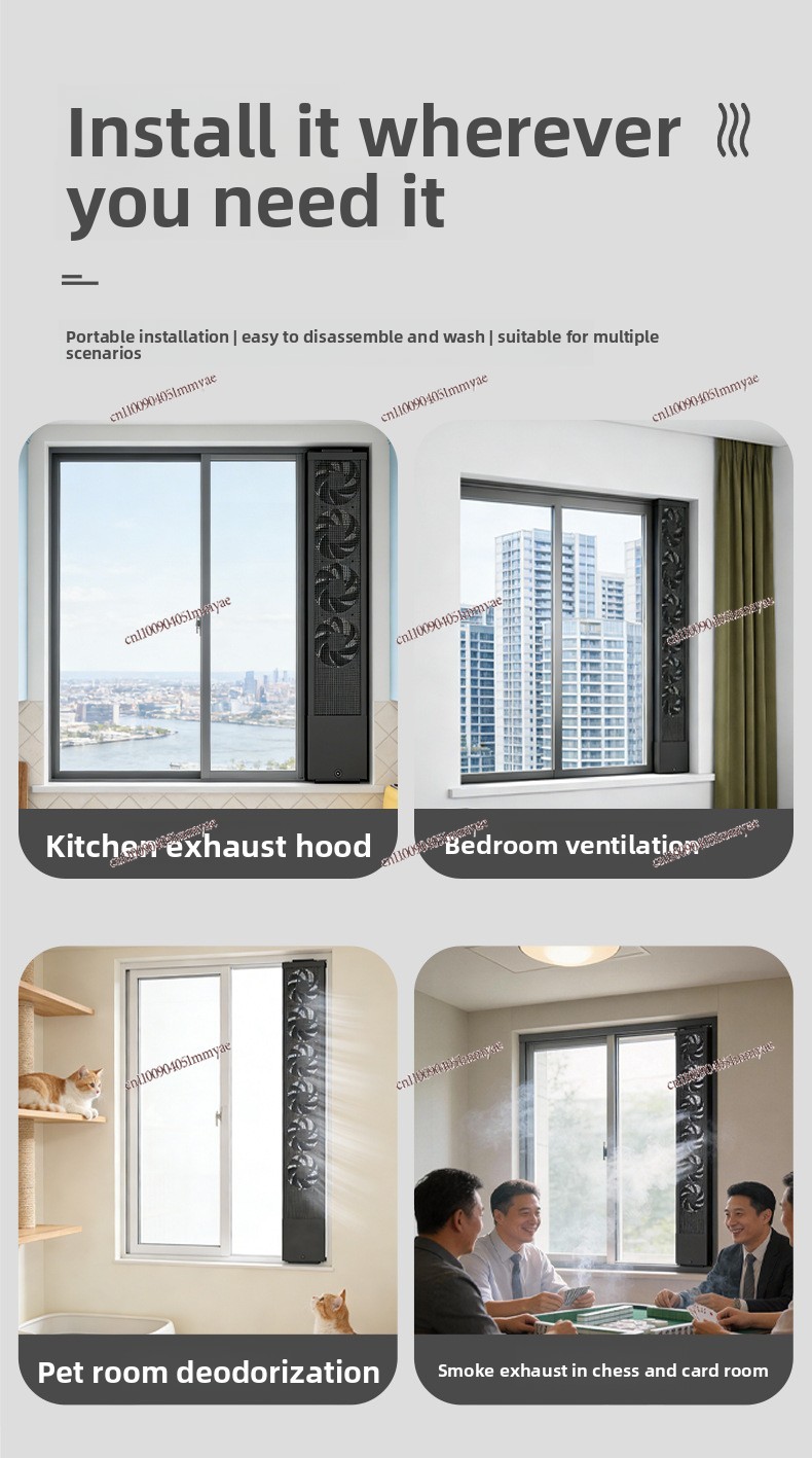 พัดลมดูดอากาศแบบติดหน้าต่าง ไม - Smart Home Ventilation บทวิจารณ์และราคา