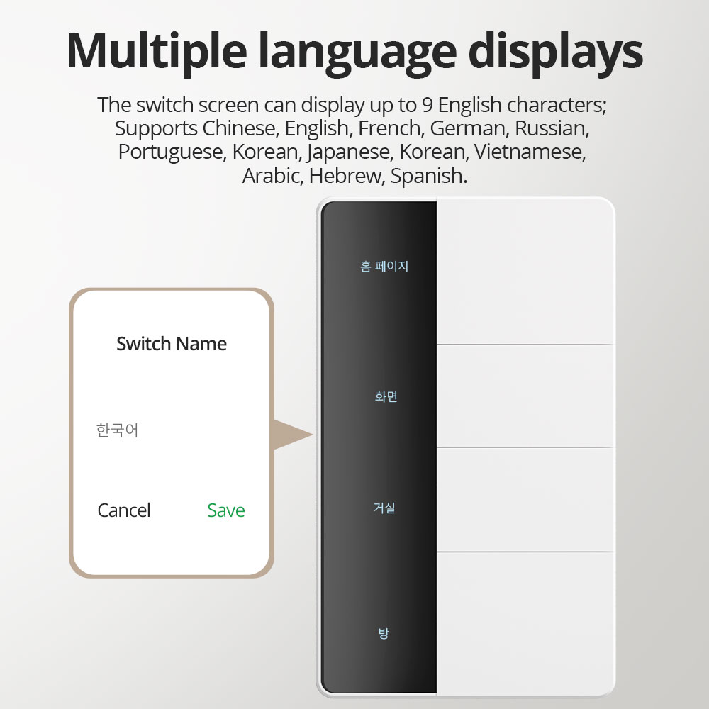 สวิตช์ไฟแบบกด 1234 Gang US Typ - Smart Home Zigbee บทวิจารณ์และราคา