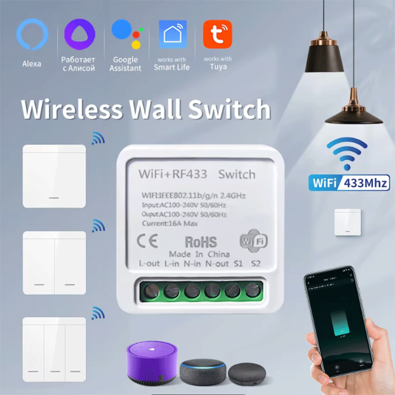 สวิตช์ไฟอัจฉริยะ Tuya WiFi สมา - Smart Home For Living บทวิจารณ์และราคา