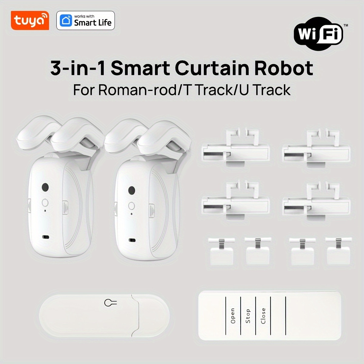 1/2 ชิ้น หุ่นยนต์ม่านอัจฉริยะ  - Smart Home Full System บทวิจารณ์และราคา