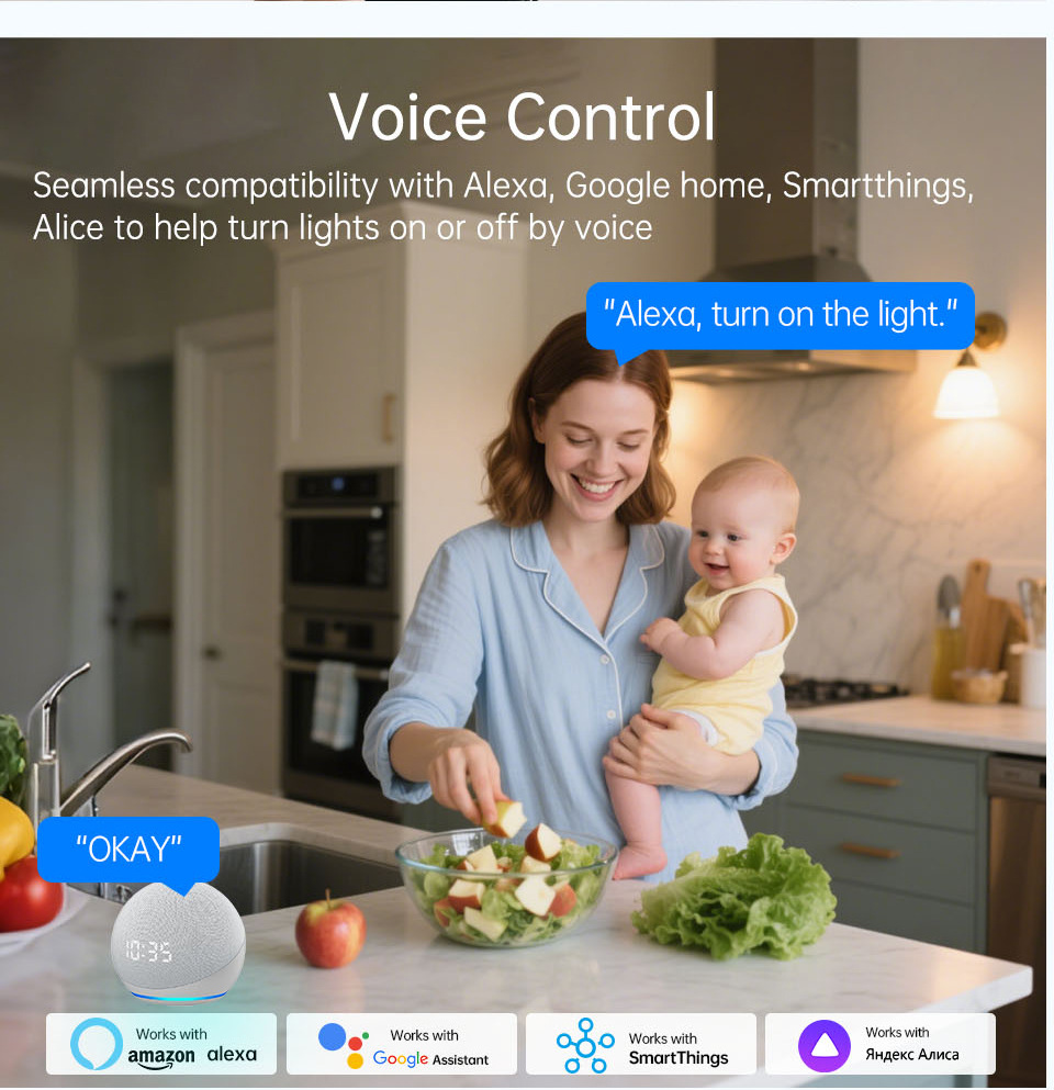 สวิตช์ไฟติดผนังแบบสัมผัส 1 2 3 - Smart Home Full System บทวิจารณ์และราคา