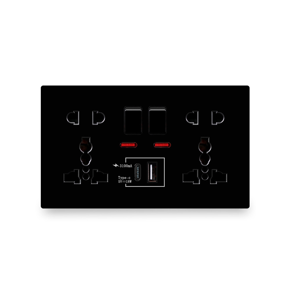 เต้ารับติดผนังแบบชาร์จเร็ว 18W - Smart Wall Socket บทวิจารณ์และราคา