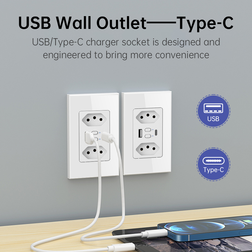 MANHOT ปลั๊กไฟอัจฉริยะ Wifi สำ - Smart Wall Socket บทวิจารณ์และราคา