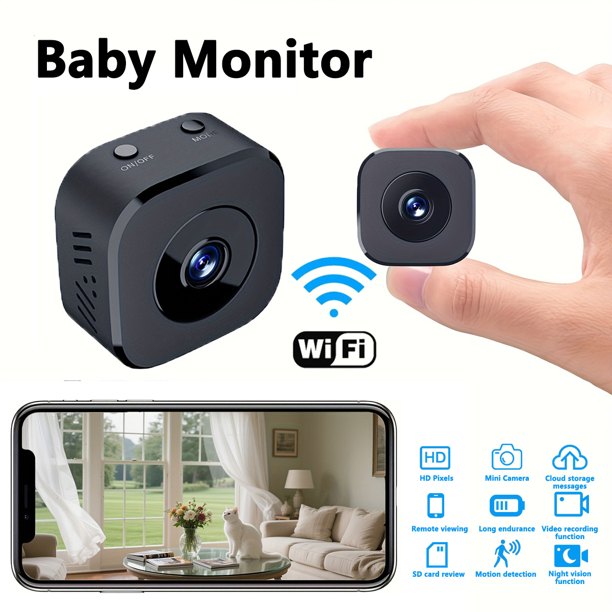 1080P HD Mini WiFi กล้องความปล - Security Ip Camera บทวิจารณ์และราคา
