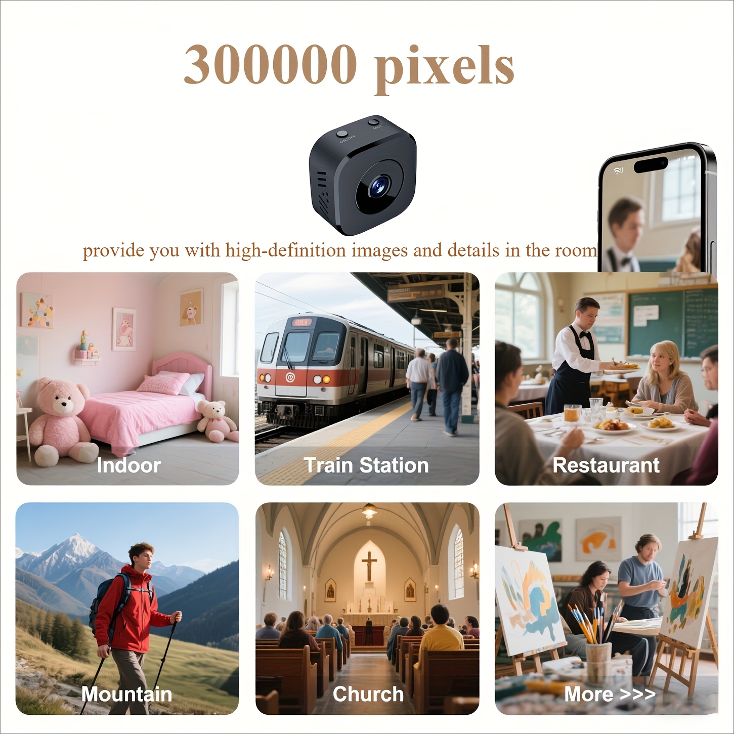1080P HD Mini WiFi กล้องความปล - Security Ip Camera บทวิจารณ์และราคา
