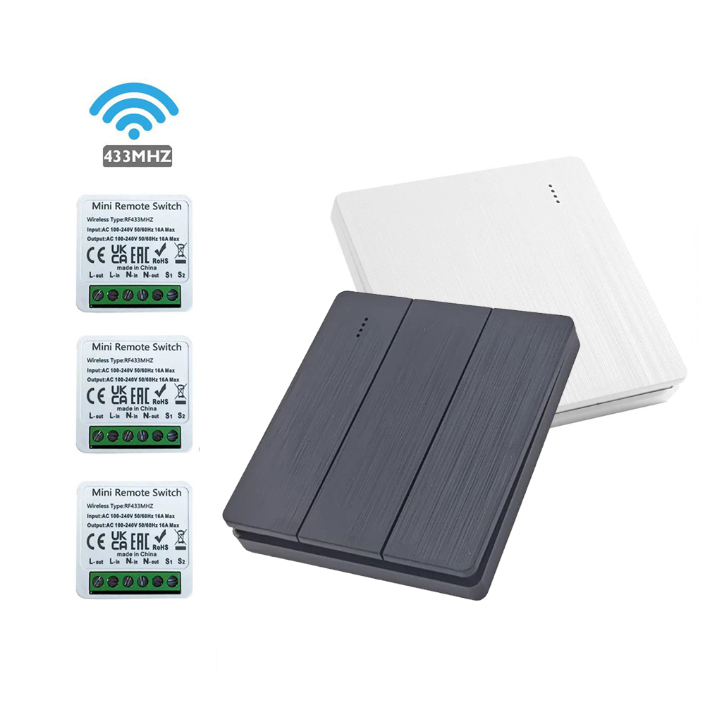 433 เมกะเฮิร์ตซ์ RF 86 แผงสวิท - Smart Home Ventilation บทวิจารณ์และราคา