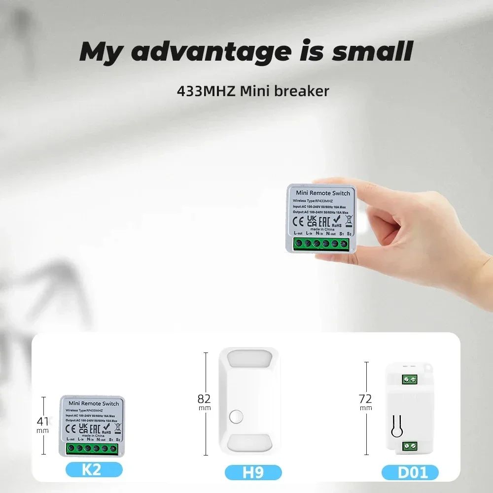 433 เมกะเฮิร์ตซ์ RF 86 แผงสวิท - Smart Home Ventilation บทวิจารณ์และราคา