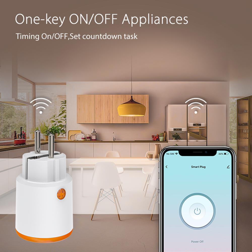 สมาร์ท Zigbee ปลั๊ก 3680W 16A  - Smart Home Zigbee Gateway บทวิจารณ์และราคา