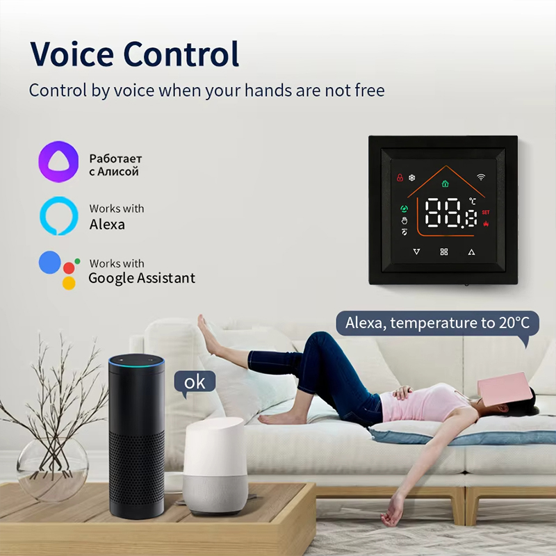 เทอร์โมสตัท WiFi อัจฉริยะ ใช้ง - Smart Home Full System บทวิจารณ์และราคา