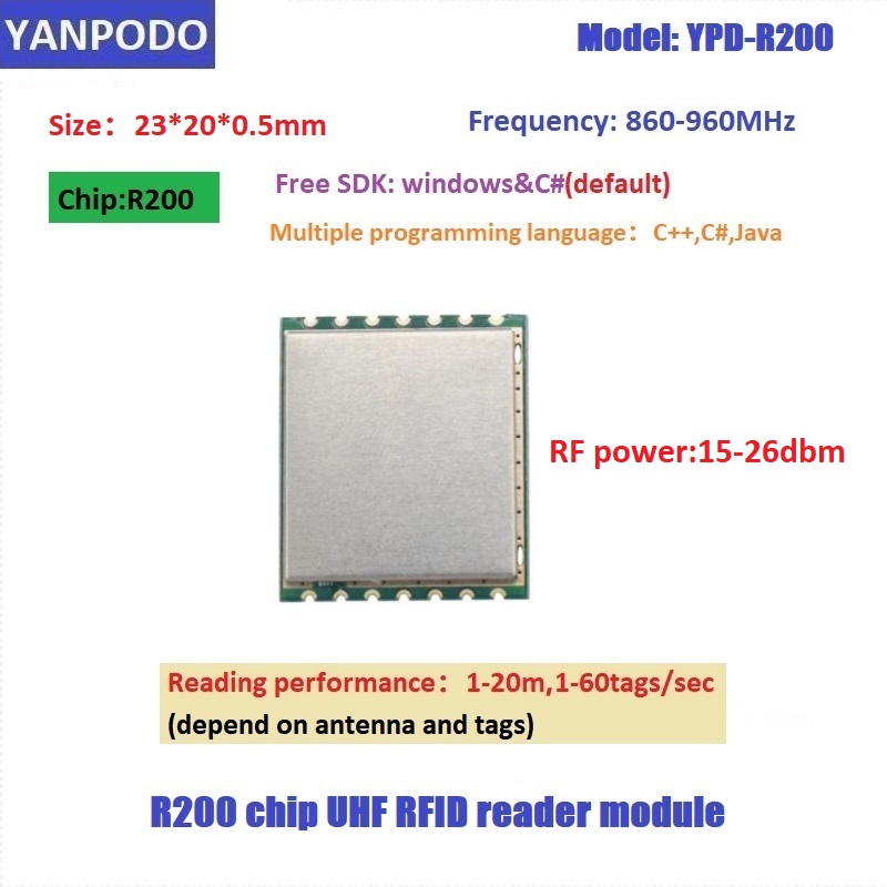 R200 ชิป UHF RFID รีดเดอร์ โมด - Smart Home Raspberry Pi บทวิจารณ์และราคา