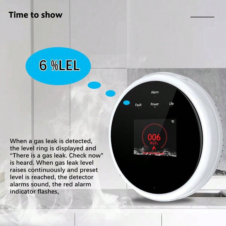 เซ็นเซอร์เตือนแก๊สรั่ว 2.4G Wi - Smart Home Full System บทวิจารณ์และราคา