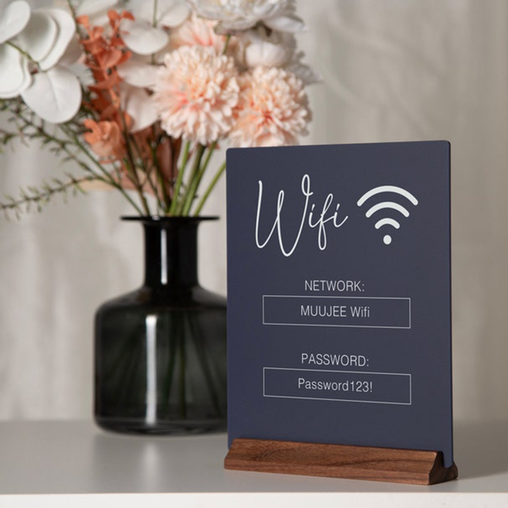 ป้ายอะคริลิคพร้อมฐานไม้สำหรับส - Airbnb Smart Home บทวิจารณ์และราคา