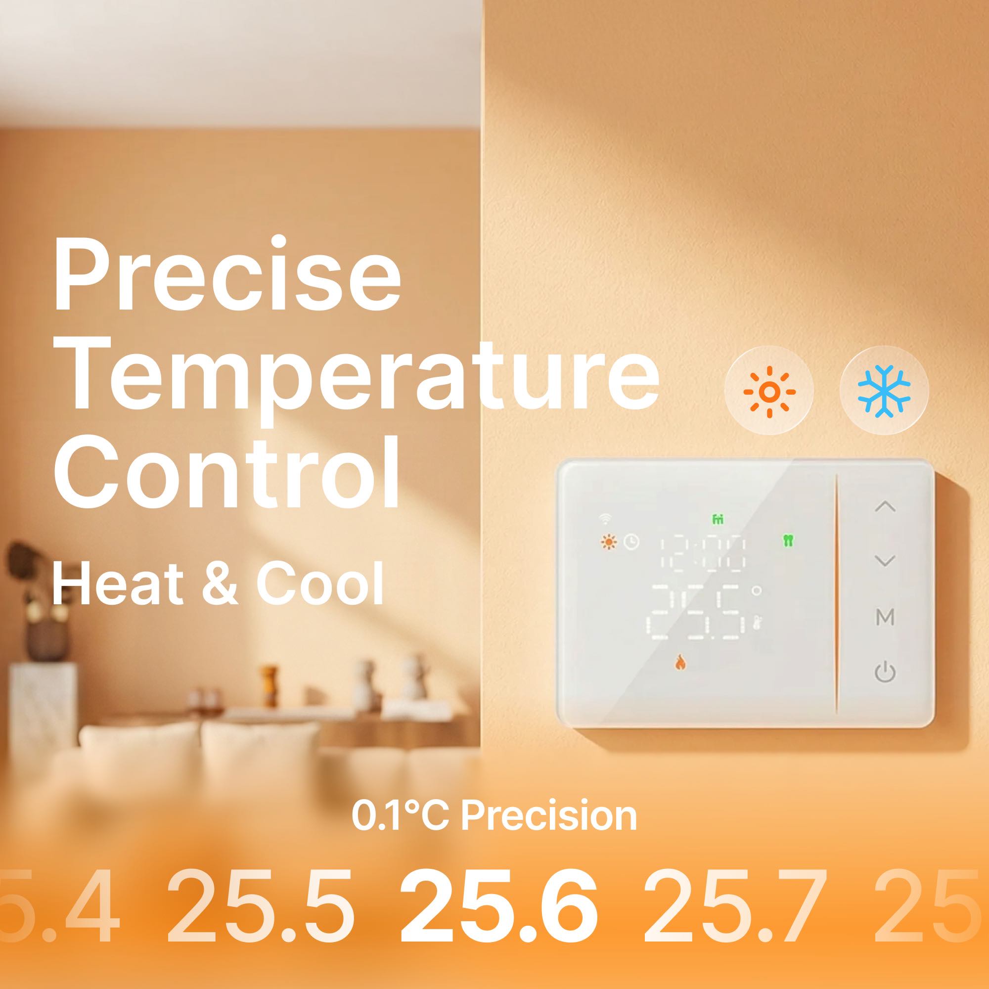 เทอร์โมสตัทอัจฉริยะ Tuya ใช้แบ - Smart Home Full System บทวิจารณ์และราคา