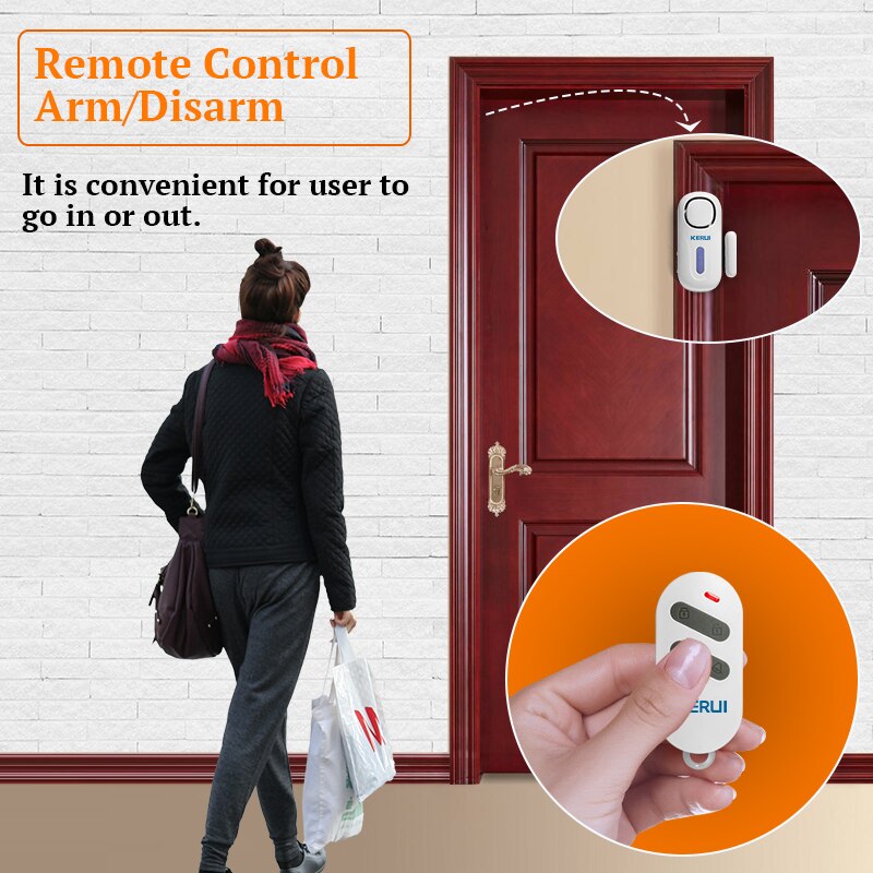 KERUI 120DB ไร้สายประตู/หน้าต่ - Smart Home Full System บทวิจารณ์และราคา