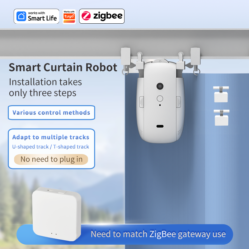 มอเตอร์ม่านอัตโนมัติ Zigbee  ต - Smart Home Zigbee บทวิจารณ์และราคา