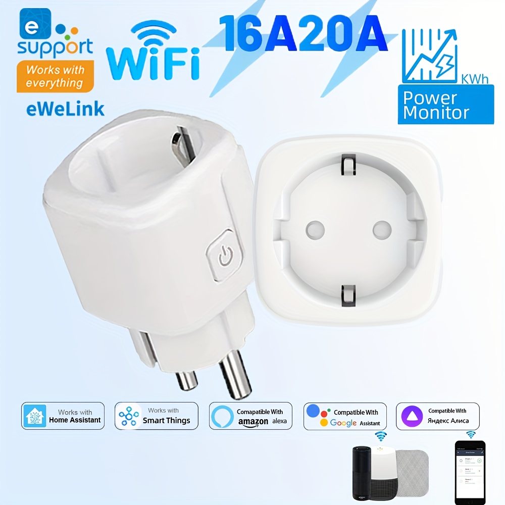 ปลั๊กไฟอัจฉริยะ EWeLink แบบ Wi - Smart Wall Socket บทวิจารณ์และราคา