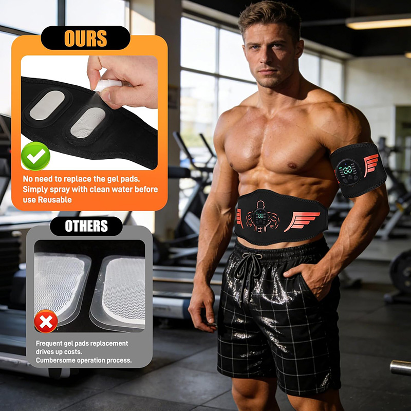 เข็มขัดกระตุ้นกล้ามเนื้อ EMS ช - Smart Home Gym บทวิจารณ์และราคา