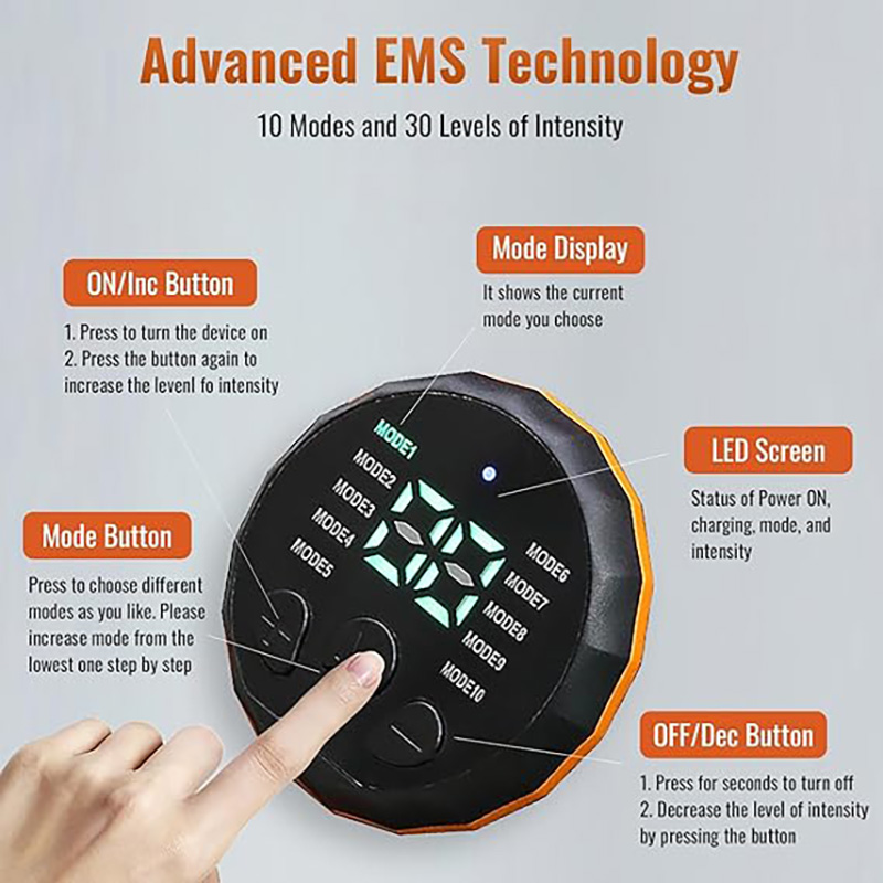 เข็มขัดกระตุ้นกล้ามเนื้อ EMS ช - Smart Home Gym บทวิจารณ์และราคา